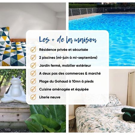 Charmante Maison De Vacances, 4P, Piscines, Proche Gohaud Saint-Michel-Chef-Chef Εξωτερικό φωτογραφία